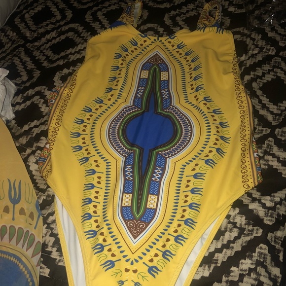 Dashiki Swimsuit 3x - Picture 5 of 7
